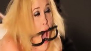 Gagged Fetish Sub Whipped