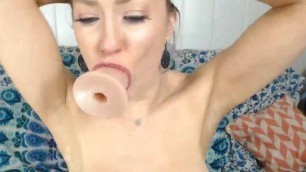 Silver Haired Hottie With Huge Juggs Fuck Her Honeycomb