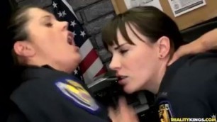 Dana Dearmond and her partner Francesca Le fucked by bad guys hard fuck