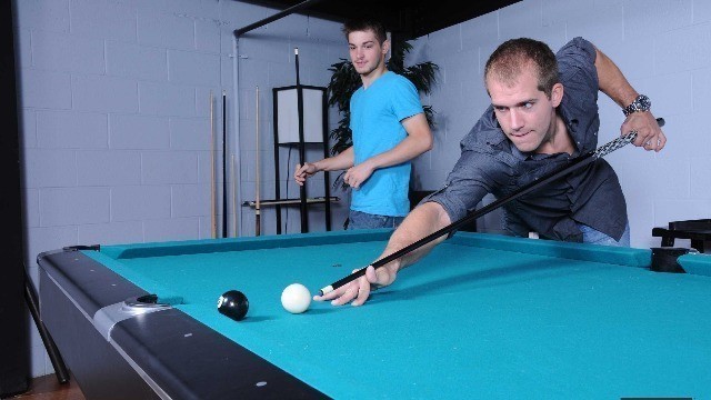 Men - Pool Shark Looking For A Victim Brandon Lewis And Johnny Rapid