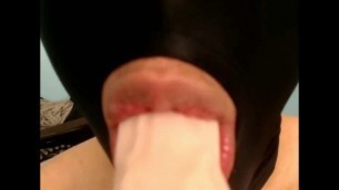 Straight Teen Paid to Suck a Dildo