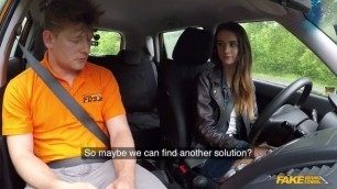 Adelle Unicorn pussy and ass Teen Brunette Pussy Stretched FakeDrivingSchool
