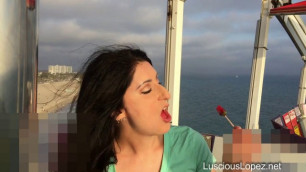 luscious lopez - my favorite thing to lick with my long tongue