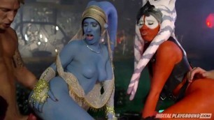 Alessa Savage sucking dick Aria Alexander Eva Lovia parody Star Wars Underwood