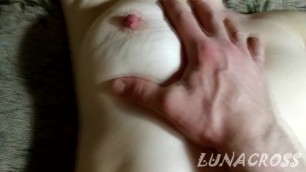 BUSTY AND HORNY WIFE GETS HER PUSSY FILLED UP WITH CUM BY HER NEW FRIEND