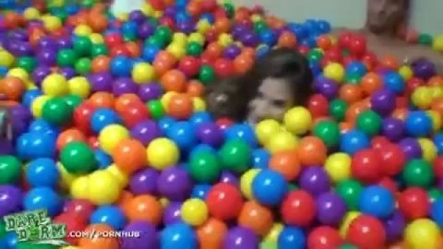 DareDorm College sex with Nice Girl Molly Jane in the ball pit