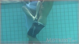 Mistress T - underwater seduction orgsam porn