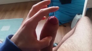 Horny Playing with Precum