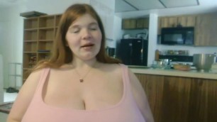 Anorei Collins - Webcam - Appealing Redhead Anorei is Overdue! 40 weeks and 3 days pregnant!