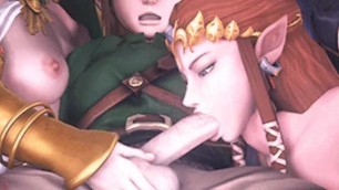 Very, VERY Sexy Princess Zelda And Futa Dark Elf SFM Animations!