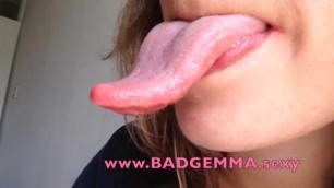 Gemma's Tongue Compilation