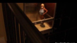 Naughty Alysha - elevator porn video