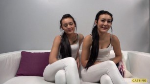 cc zlata and karolina 3113 two brunettes at porn casting